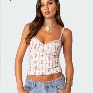 Edikted Floral Corset